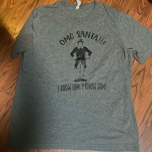 Omg Santa shirt with elf
